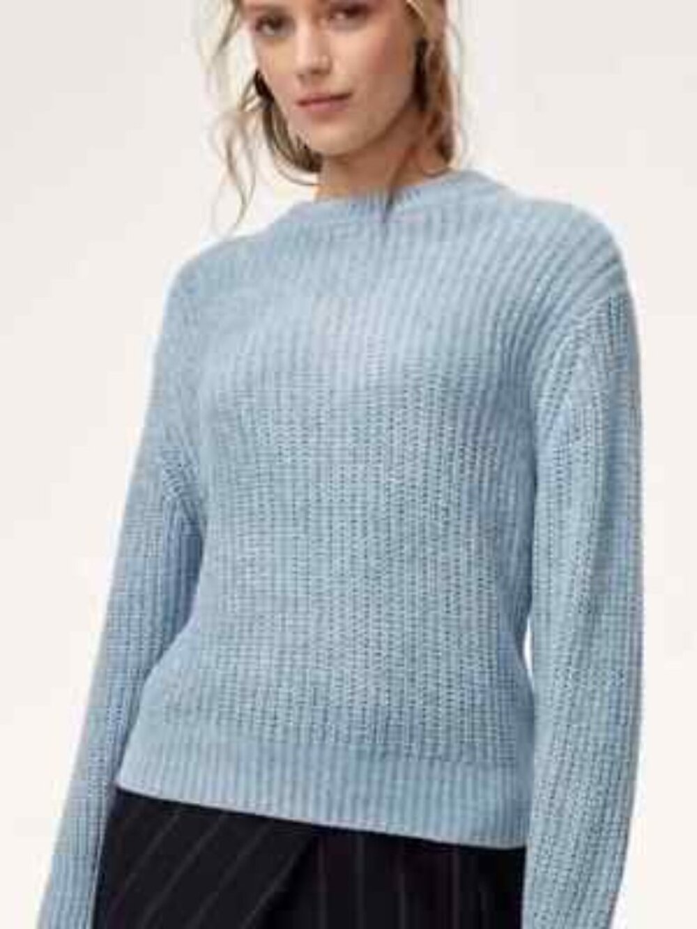 Wilfred Aritzia Chenille Chunky Knit Sweater